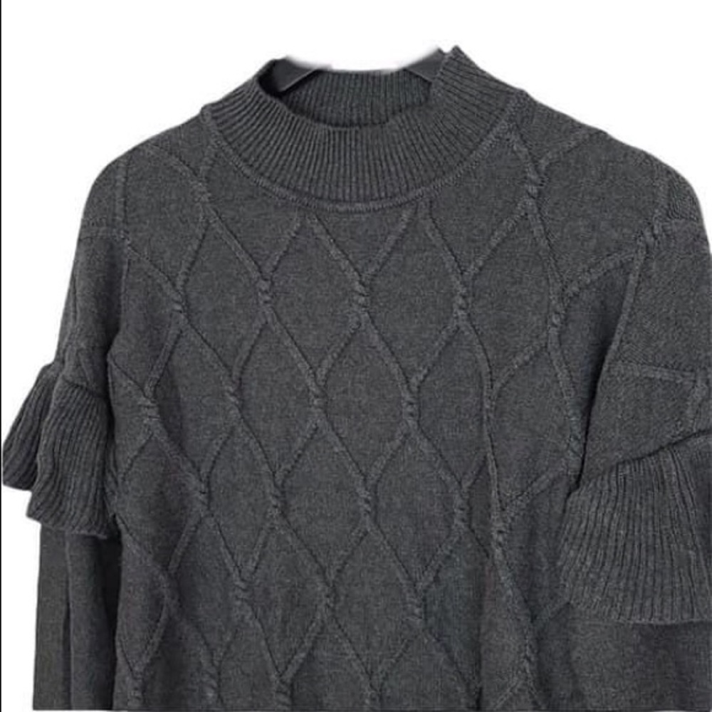 Banana Republic Factory Ruffle Sleeve Sweater
